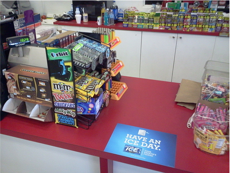 C-Store Counter Decal